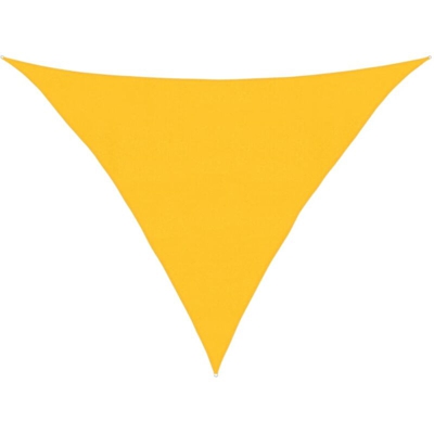 Vela Parasole 160 g/m² Gialla 4x4x5,8 m in HDPE - Giallo - Vidaxl