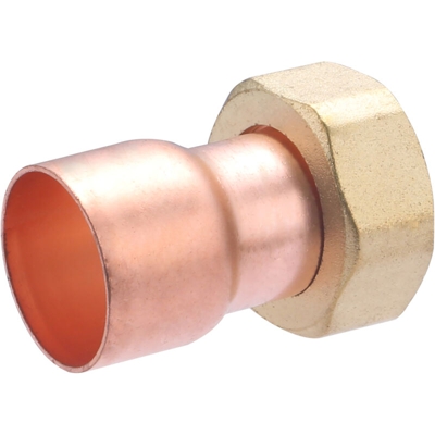 Raccordo in ferro/rame, in 2 pezzi, diritto, con dado prigioniero, ø28, F26x34 NOYON & THIEBAULT