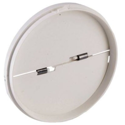 N40817 Sportello di protezione Adatto al diametro del tubo: 15 cm Bianco - Wallair en oferta