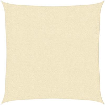 Parasole a Vela HDPE Quadrata 2x2 m Crema - crema - Vidaxl