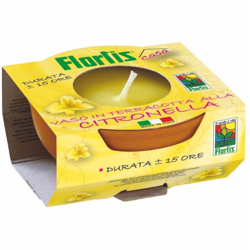Orvital Spa-chimico - Vaso in Terracotta con Candela alla Citronella Ø7,5 en oferta
