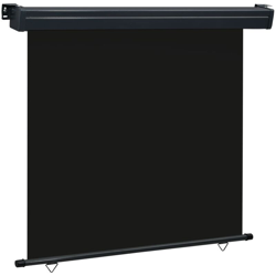 YOUTHUP Tenda Laterale per Terrazzo 170x250 cm Nera - Nero características