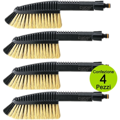 Multipack 4 pz spazzola wippy car per lavaggio auto moto patio - Claber