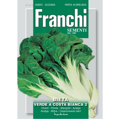 Semi ortofrutta 'Bieta verde a costa bianca' 3 pz.