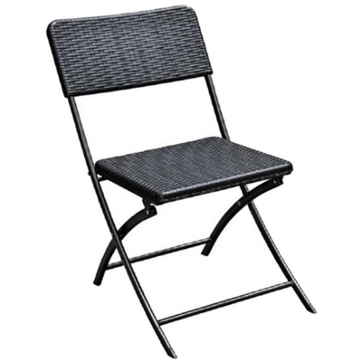 Fraschetti - Sedia polyrattan levante cm 54x44x81 bianco