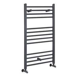 Hudson Reed Artle Scaldasalviette Piatto di Design Verticale - Termoarredo Bagno ad Acqua Calda - Acciaio Antracite - 486W - 1000 x 500mm precio