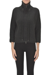 Zippered cardigan en oferta