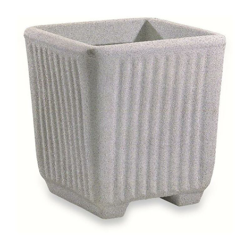 Vaso in resina effetto Granito Millerighe 50 cm. características