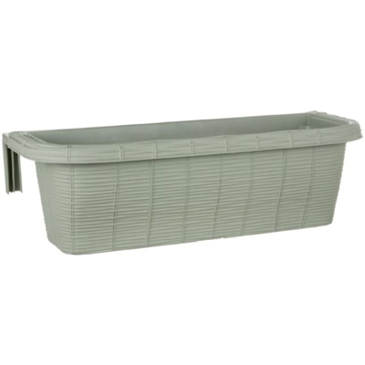 Fioriera Rondine Paglia 60 cm di balcone con agganci regolabili vari colori COLORE SALVIA - Bama