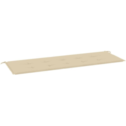 Cuscino per Panca da Giardino Beige 150x50x4 cm - Beige - Vidaxl características