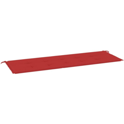 Cuscino per Panca da Giardino Rosso 150x50x4 cm - Rosso - Vidaxl precio