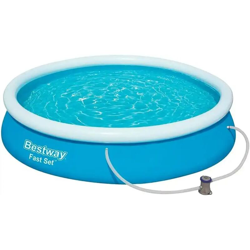 Bestway 57274 Piscina Fuori Terra Tonda Fast Set Con Pompa 366XH76 en oferta