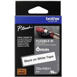TZe-FX211 nastro per etichettatrice Nero su bianco - Brother características
