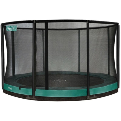 Etan - SOLO TRAMPOLINO Tappeto elastico interrato rotondo 366cm - verde. Con rete extra forte e bordo con doppia imbottitura