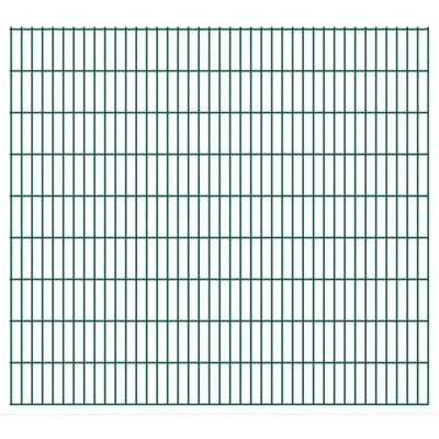 Pannello di Recinzione 2D 2,008x1,83 m Verde - Verde - Youthup