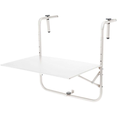 Planeta Huerto - ProGarden Tavolino da Balcone Bianco Opaco - Bianco
