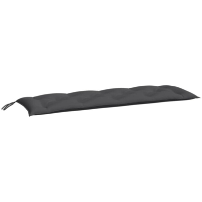 vidaXL Cuscino per Panca da Giardino Antracite 150x50x7 cm in Tessuto - Antracite