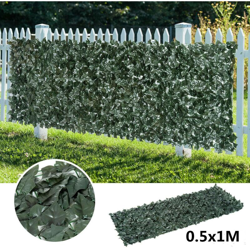 Copertura del pannello foglia verde artificiale 50 * 100CM Breeze View Fence características