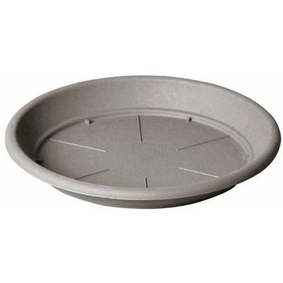 Vaso tondo in resina colorati da esterno e giardino piante fiori (sottovaso 65 cm x vaso 70 cm - bruno)