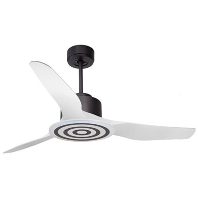 Ventilatore Da Soffitto Super Destratificatore, Modulo, 127cm, Bianco / grigio Basalto, Dc, Iper Silenzioso, Con Luce, Klassfan