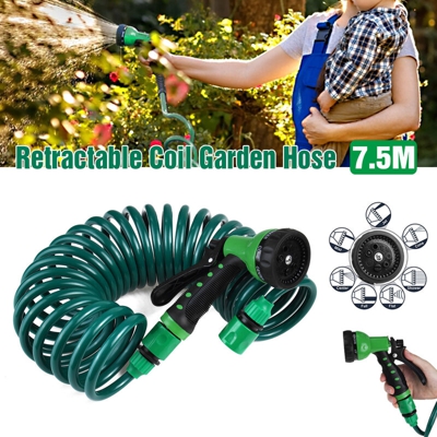 Connettore per rubinetto pistola avvolgitubo da giardino retrattile bobina 7,5 m 25 piedi