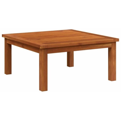 Tavolino da Salotto per Giardino 63x63x30 cm Massello di Acacia - Vidaxl