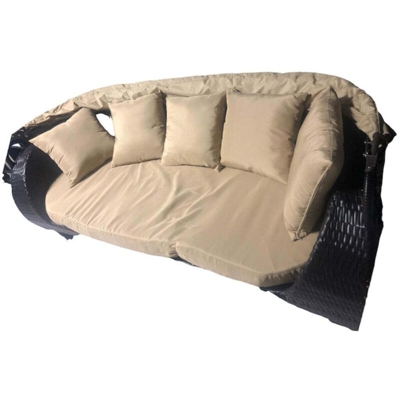 Divano pascia' 200x90x80/140h arredo giardino spiaggia piscina - Fraschetti