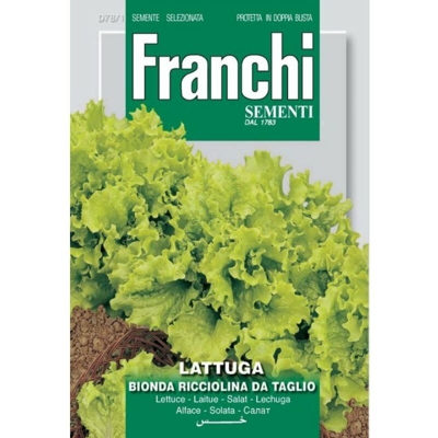 Semi ortofrutta 'Lattuga bionda ricciolina da taglio' 3 pz.
