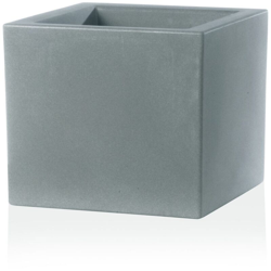 Vaso Cubo Schio Essential in resina da giardino per fiori e piante. -30 cm / Beton características