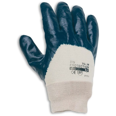 Guanti da lavoro in Jersey impregnato di nitrile, dorso aerato, CE, EN 388, taglia 10 (Taglia 10)