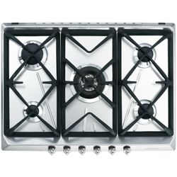 Smeg SRV576GH5 - Piano Cottura a Gas, Inox, 70 cm características