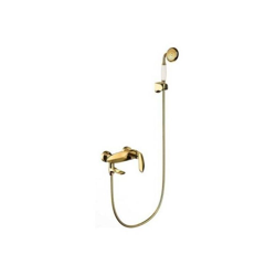 Kit Completo Rubinetto Miscelatore Vasca Da Bagno + Doccetta Dorata Luxury precio