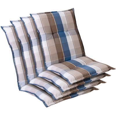 Prato, Imbottitura, Schienale Basso, Sedia da Giardino, Poliestere, 50x100x8cm