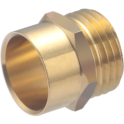 Nipplo in ferro/rame, maschio, ø18, M15x21 - Noyon&thiebault