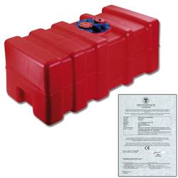 Tr.em. - Serbatoio omologato certificato ce per carburante litri 55 fabbricato il eltex características