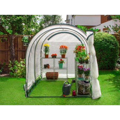 Serra da giardino auto-componibile in acciaio 180 x 125 cm Oki Doki Green House