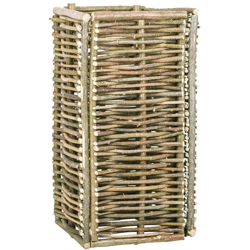 Fioriera da Giardino Rialzata 40x40x80 cm in Legno di Nocciolo - Marrone - Vidaxl características