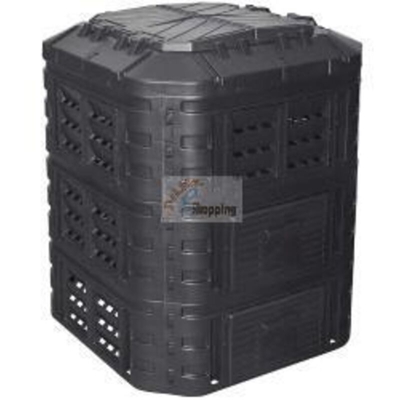 Compostiera da giardino composter bio compost bidone compostaggio 770 litri