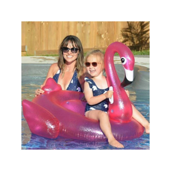 Fenicottero Cavalcabile Gioco Gonfiabile Bambini 110X102Cm Mare Piscina Spiaggia en oferta