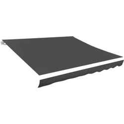 Tendone Parasole in Tela Antracite 450x300 cm - Grigio - Vidaxl en oferta