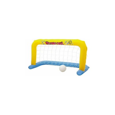 SET RETE GIOCO GONFIABILE CON RETE E PALLONE INCLUSO PER PISCINA CM 137x66 32409
