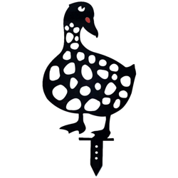 Acrilico Pastorale Duck Insert Card Chicken Yard Art Garden Imitation Animal Ornaments,Stile Black Duck-G características
