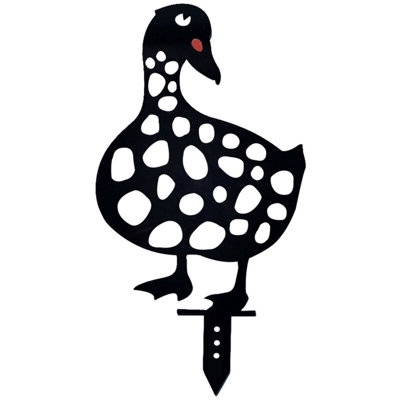 Acrilico Pastorale Duck Insert Card Chicken Yard Art Garden Imitation Animal Ornaments,Stile Black Duck-G