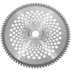 Drillpro - Decespugliatore Rasaerba Lama in metallo duro 80 Denti 25,4X255MM en oferta