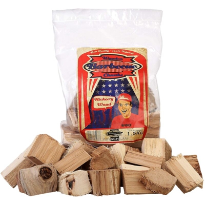Legna da affumicatura Chunks Hickory 1,5kg - Axtschlag