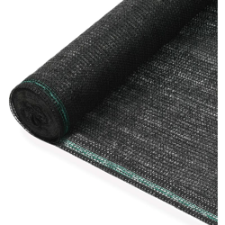 Schermo di Recinzione per Campo da Tennis in HDPE 1x100 m Nera - Nero - Youthup precio