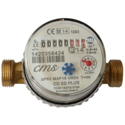 Contatore Per Acqua Calda Super Dry Asciutto 1/2' - Cms en oferta