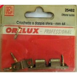 Oreca - Cricchetto A Doppia Sfera In Ottone Lucido en oferta