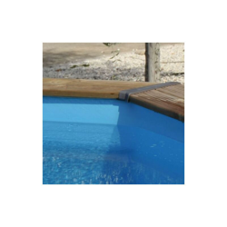 Liner Overlap blu per piscina ovale 730x375 h120 precio