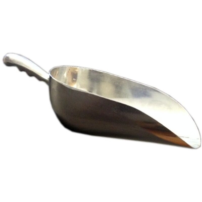 Sessola Paletta In Alluminio Tonda Per Alimenti Farine Cereali Caffe' (32140V) Cm 23X16X8 (32141)
